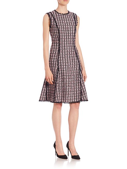 Oscar de la Renta - Sleeveless Tweed Dress