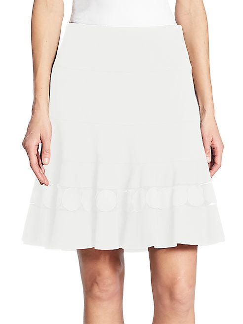 Akris punto - Jersey Lace Dot Skirt