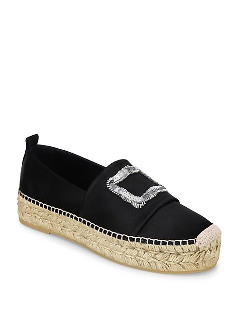 Roger Vivier - Satin Espadrille Flats