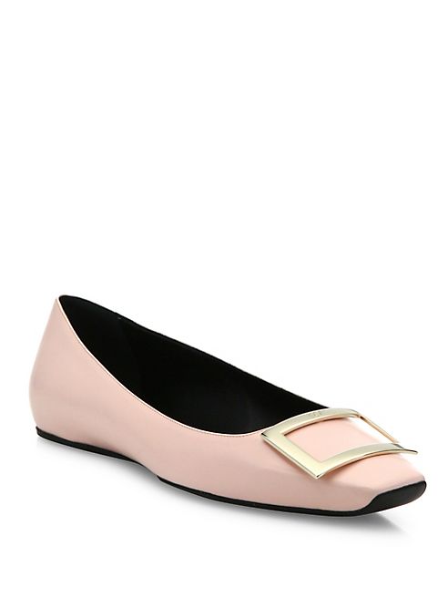 Roger Vivier - Trompette Ballet Leather Flats