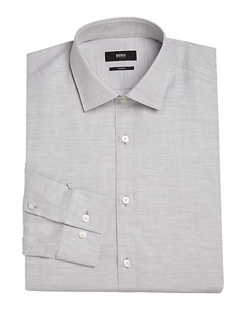 HUGO BOSS - Regular-Fit Cotton Dress Shirt