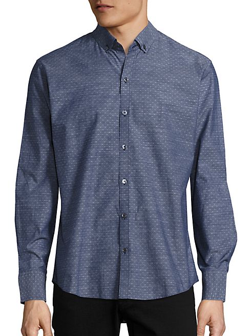 Zachary Prell - Long Sleeve Denim Shirt