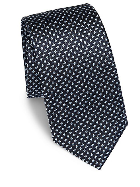 HUGO BOSS - Embroidered Silk Tie