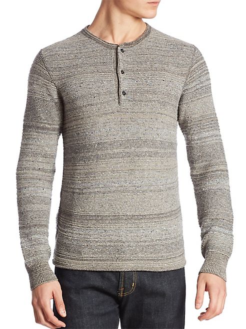 Billy Reid - Striped Wool-Blend Henley