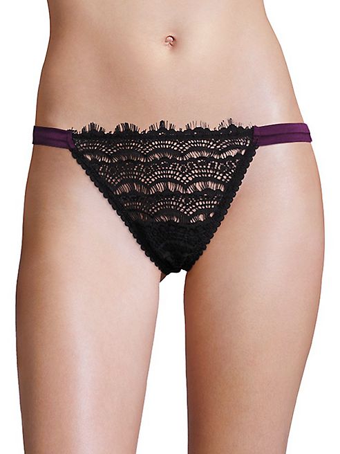 Mimi Holliday - Bisou Scalloped Lace Hipster Thong