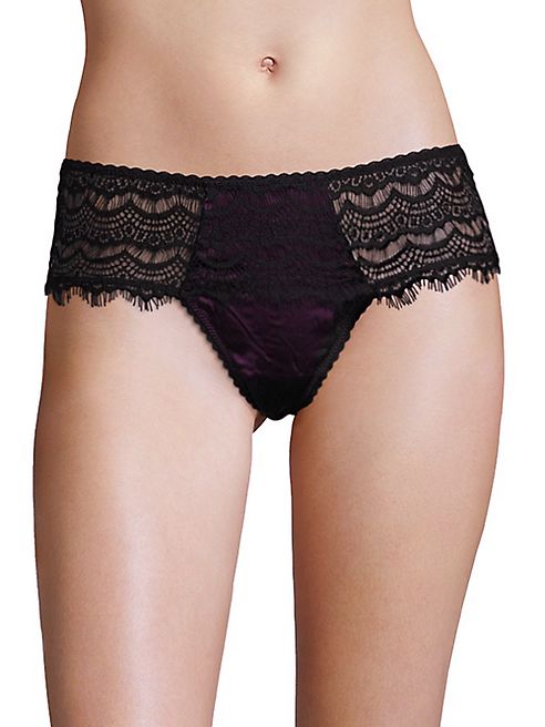 Mimi Holliday - Bisou Scalloped Lace Corset Boyshorts