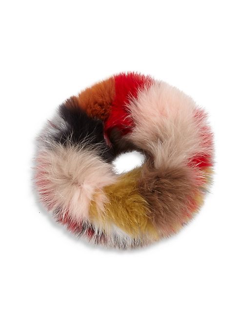 Surell - Multicolor Fox Fur Headband