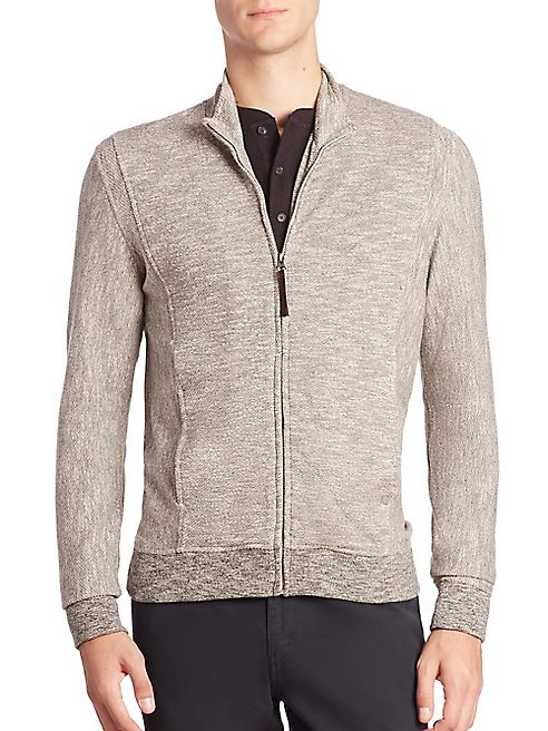 Billy Reid - Knit Zip-Front Jacket