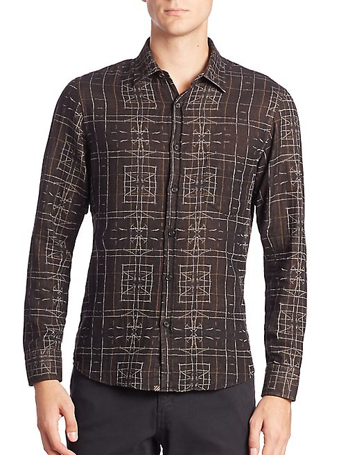 Billy Reid - Slim-Fit Long Sleeve Button-Down Shirt