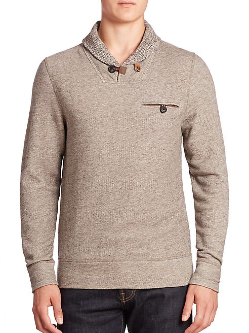 Billy Reid - Melange Shiloh Shawl Pullover