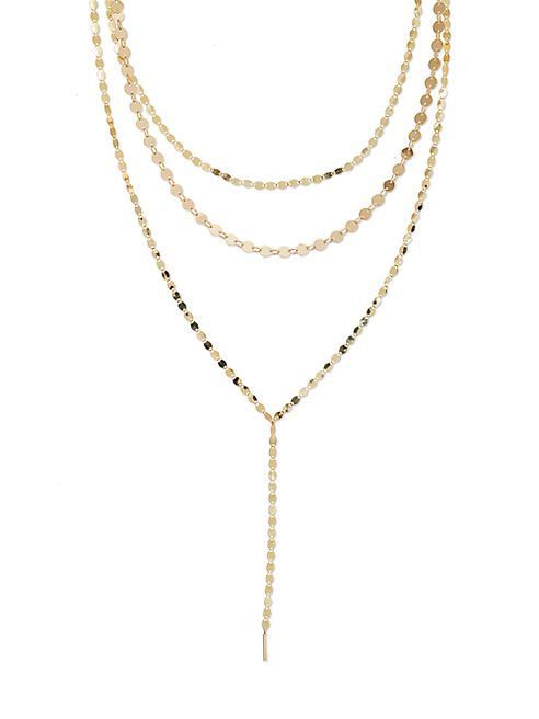 LANA JEWELRY - Elite Blake 14K Yellow Gold Remix Necklace