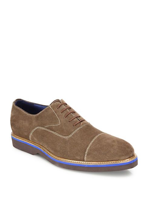 Saks Fifth Avenue Collection - Suede Lace-Up Dress Shoes