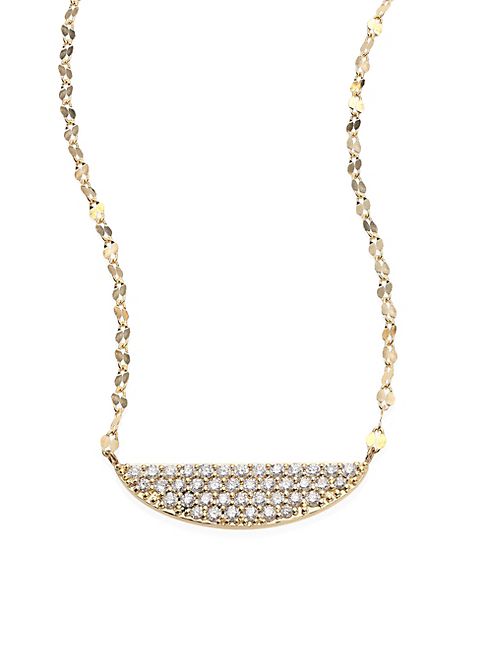 LANA JEWELRY - Eclipse Diamond & 14K Yellow Gold Pendant Necklace