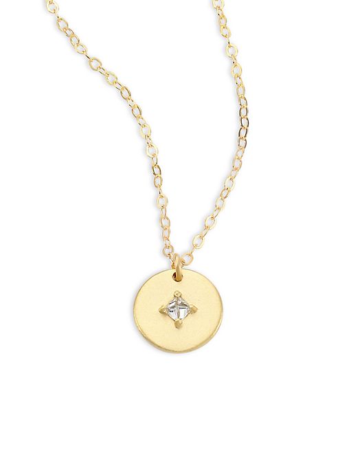 ILA - Orion Diamond & 14K Yellow Gold Pendant Necklace