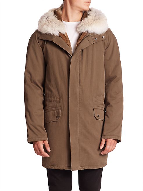 Yves Salomon - Classic Fur-Trimmed Parka