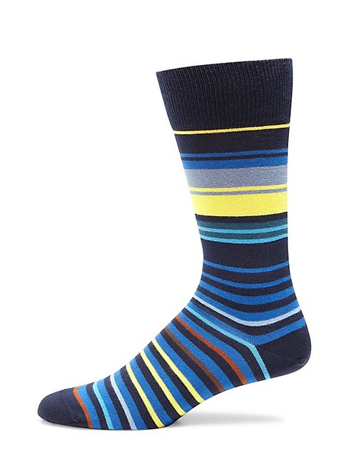 Paul Smith - Woven Striped Socks