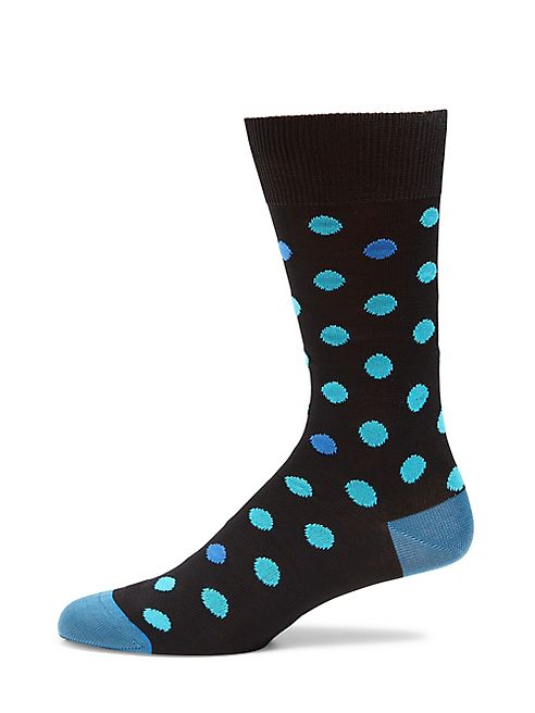 Paul Smith - Dot Patterned Woven Socks