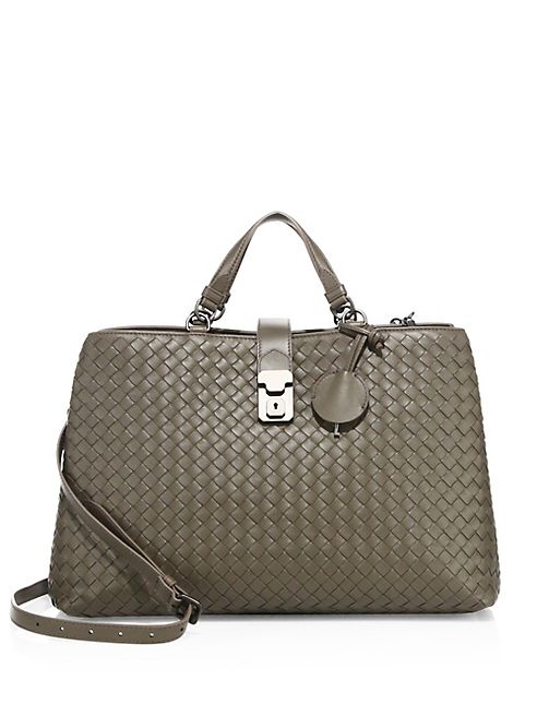 Bottega Veneta - Roma Large Intrecciato Leather Tote