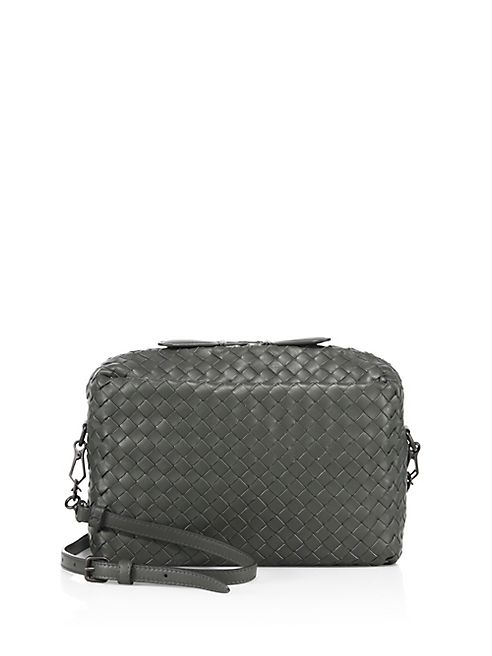 Bottega Veneta - Pillow Intrecciato Leather Crossbody Bag