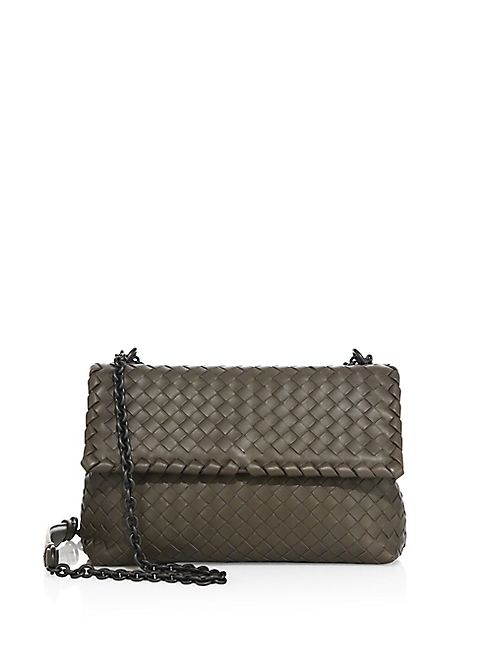 Bottega Veneta - Olimpia Small Intrecciato Leather Shoulder Bag