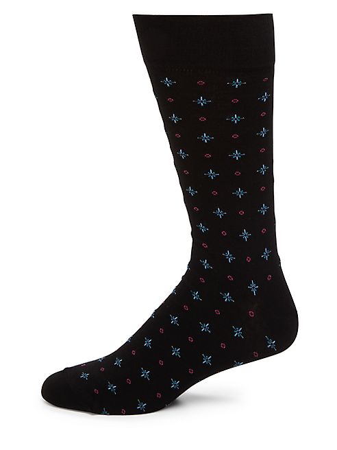 Saks Fifth Avenue Collection - Patterned Socks - 3 Pack