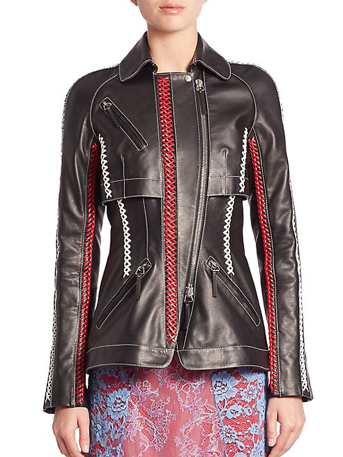 Altuzarra - Alize Braided Leather Jacket