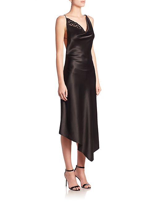 Altuzarra - Moonshine Asymmetrical Silk Slip Dress