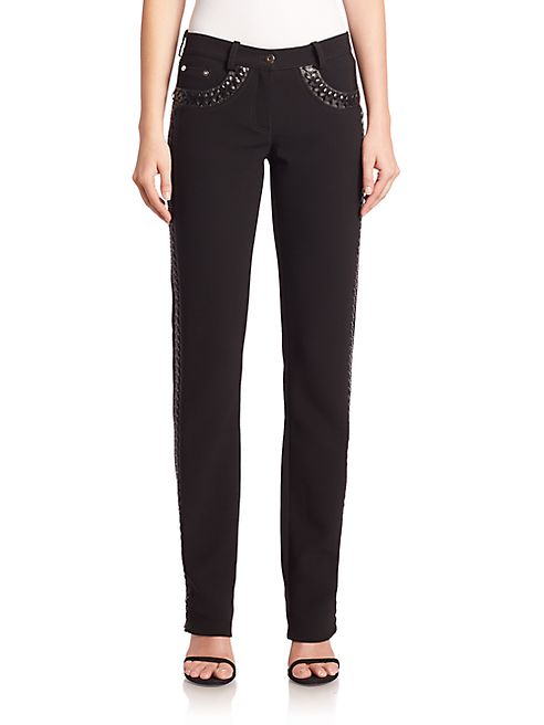 Altuzarra - Kurt Braided Faux-Leather Pants