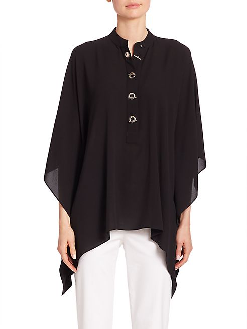 Michael Kors Collection - Key Lock Silk Tunic