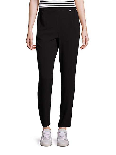 St. John - Sport Collection Satin Crepe Pants