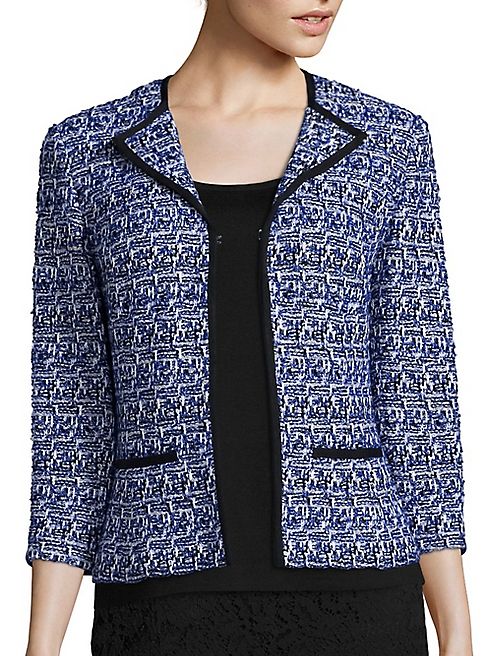 St. John - Delphinium Tweed Jacket