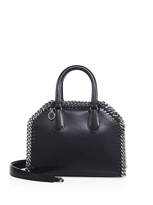 Stella McCartney - Mini Faux-Leather Top-Handle Satchel