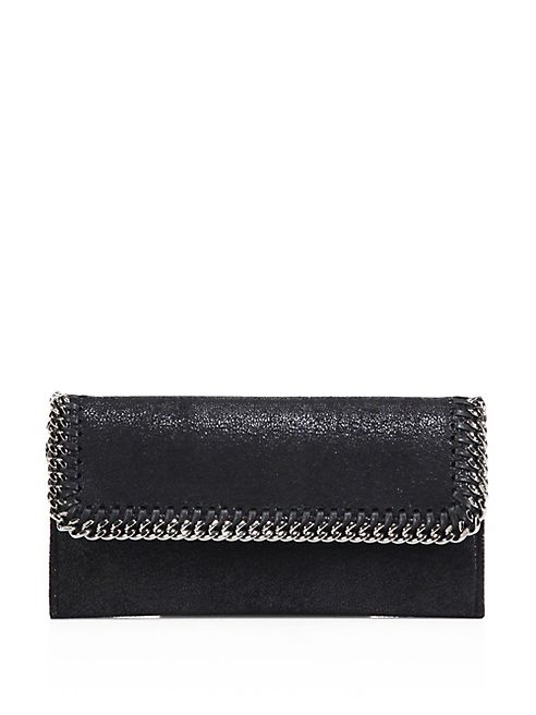 Stella McCartney - Faux-Leather Continental Flap Wallet