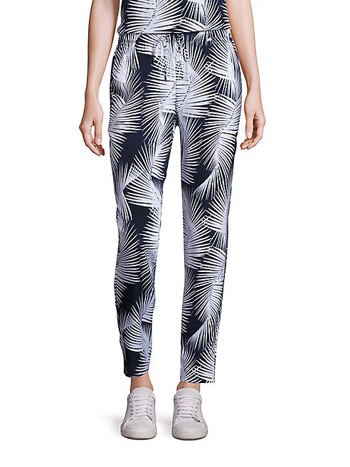 St. John - Sport Collection Palm Printed Pants