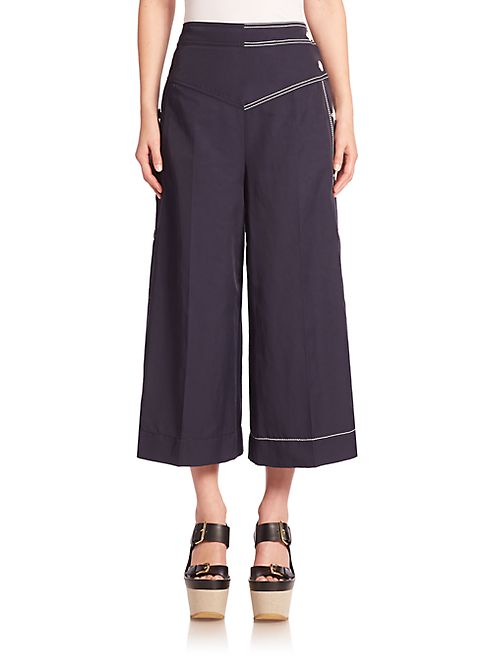 Stella McCartney - Contrast Stitch Culottes