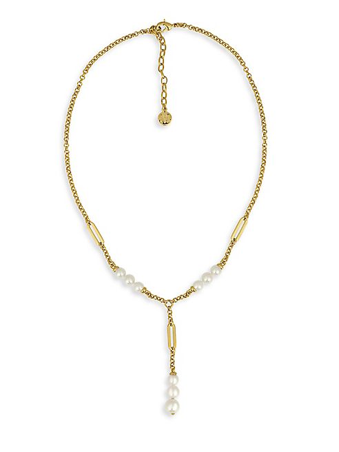 Majorica - Modern 6-8MM Organic Pearl Y Necklace