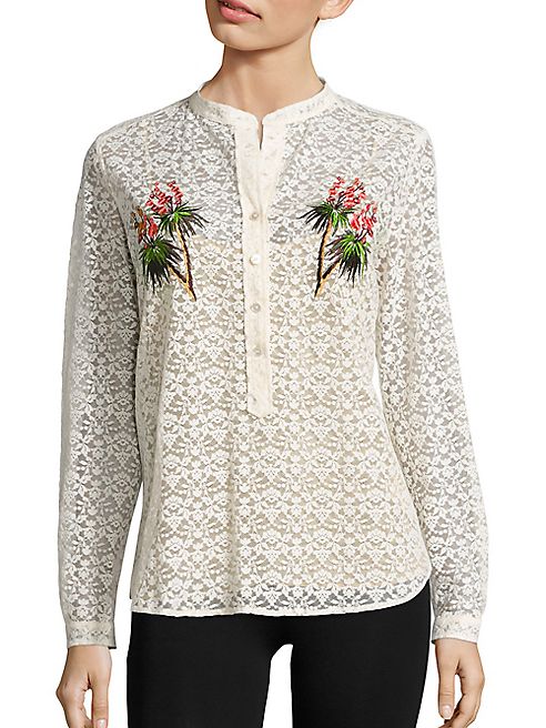 Stella McCartney - Embroidered Lace Shirt