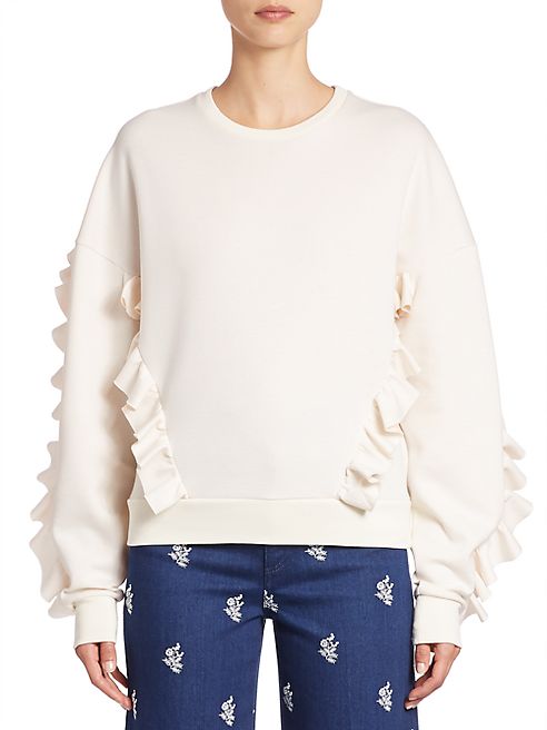 Stella McCartney - Ruffle-Detail Sweatshirt