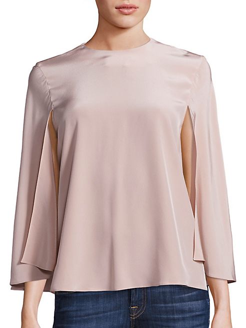 Tibi - Silk Cape Top