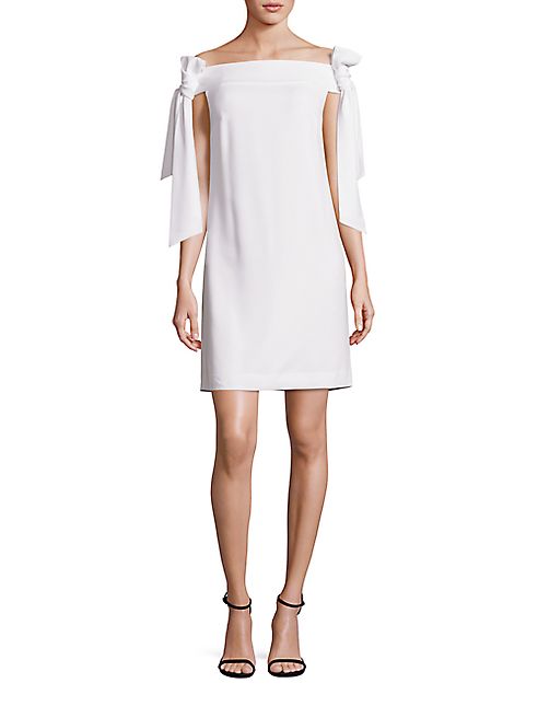 Tibi - Tie Off-The-Shoulder Dress