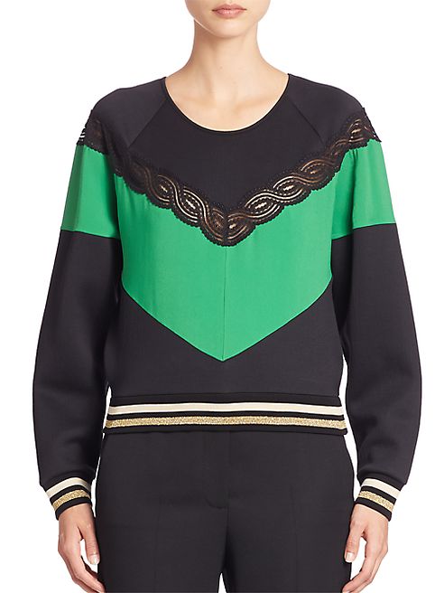 Stella McCartney - Colorblock Neoprene Sweatshirt