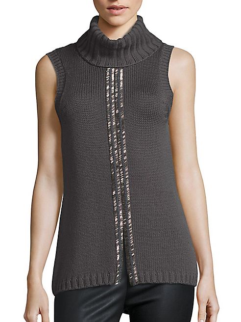 Ramy Brook - Leah Embellished Merino Wool Sweater