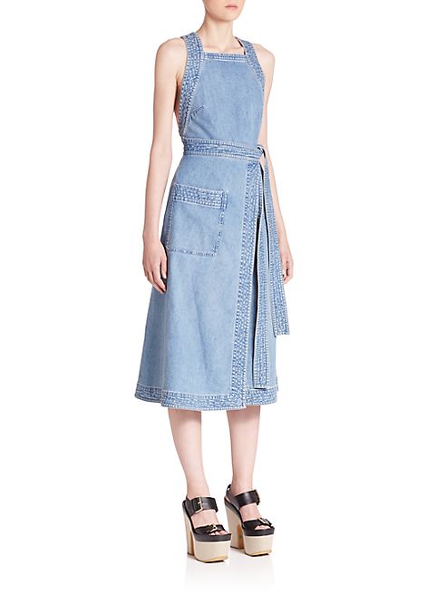 Stella McCartney - Denim Wrap Dress