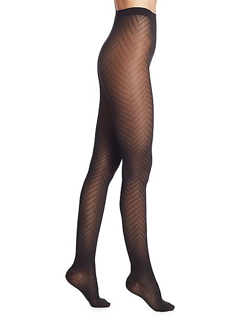 Wolford - Rhoda Herringbone Leg Support Tights