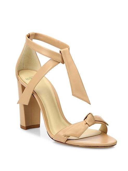 Alexandre Birman - Clarita Leather Block Heel Sandals