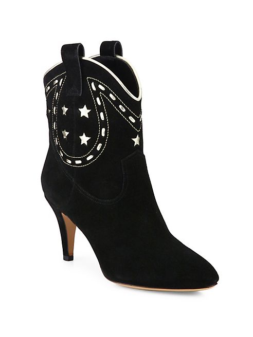 Marc Jacobs - Georgia Patterned Leather Cowboy Boots