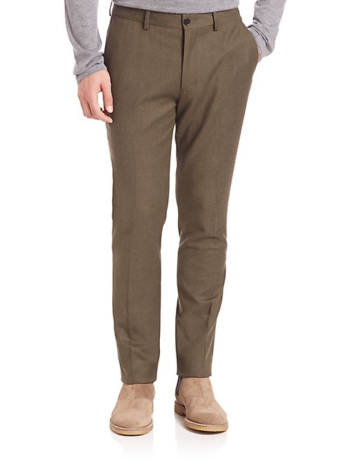 Vince - Wool Flannel Slim Trousers