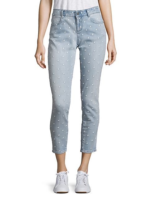 Stella McCartney - Star Embroidered Skinny Jeans