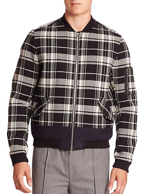 Timo Weiland - Combo Stripe Duncan Bomber Jacket