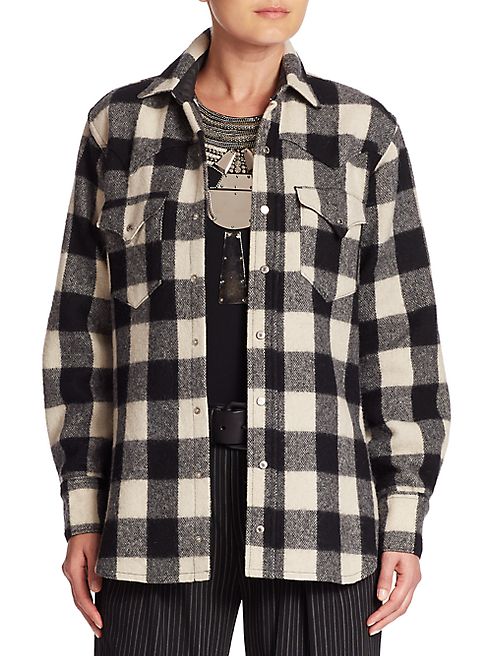 Ralph Lauren Collection - Buffalo Check Cotton & Wool Shirt